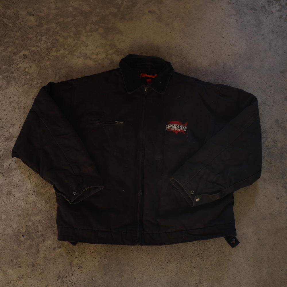 CornerStone Duck Canvas Work Jacket Men's Size XL Black Wabash National Detroit